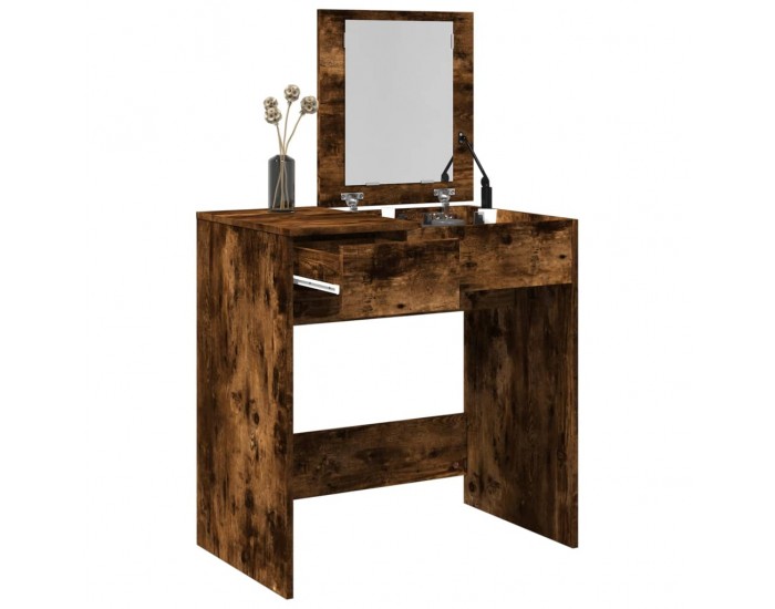 Sonata H Тоалетка с огледало, опушен дъб, 73x46,5x120 см