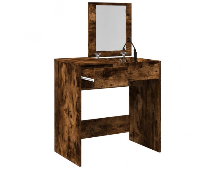 Sonata H Тоалетка с огледало, опушен дъб, 73x46,5x120 см