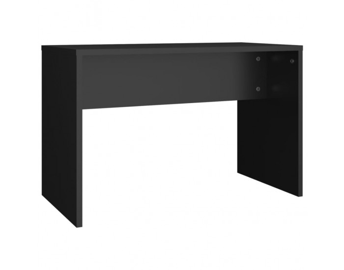 Sonata H Комплект тоалетка с LED, черна, инженерно дърво