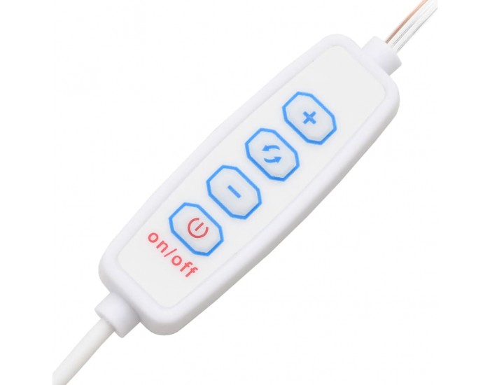 Sonata H Тоалетка с LED, бяла, 74,5x40x141 см