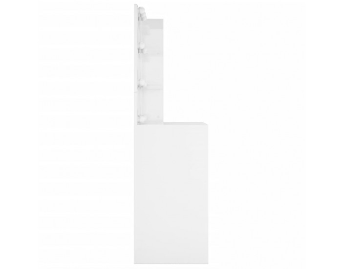 Sonata H Тоалетка с LED, бял гланц, 60x40x140 см Sonata H Тоалетка с LED, бял гланц, 60x40x140 см
