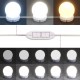 Sonata H Тоалетка с LED, 95x50x133,5 см, борово дърво масив