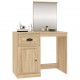 Sonata H Тоалетка с огледало сонома дъб 90x50x132,5 см инженерно дърво