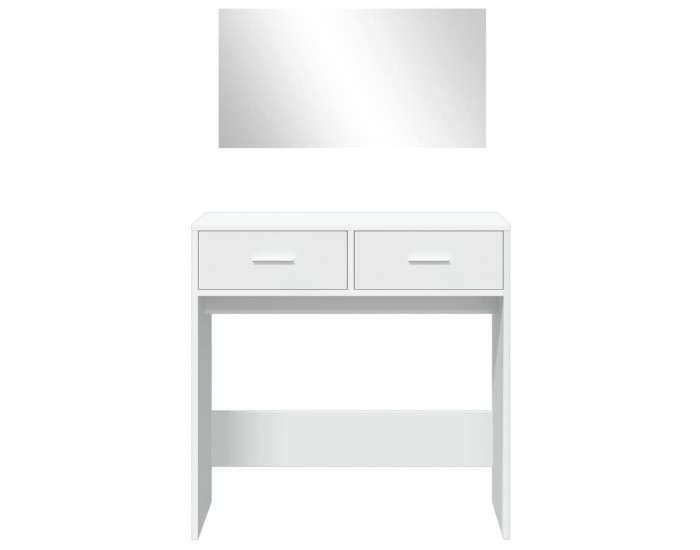 Sonata H Тоалетка с огледало, бяла, 80x39x80 см Sonata H Тоалетка с огледало, бяла, 80x39x80 см