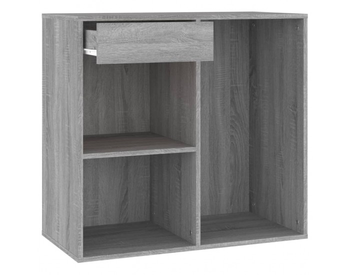 Sonata H LED тоалетка с шкафове, сив сонома, инженерно дърво