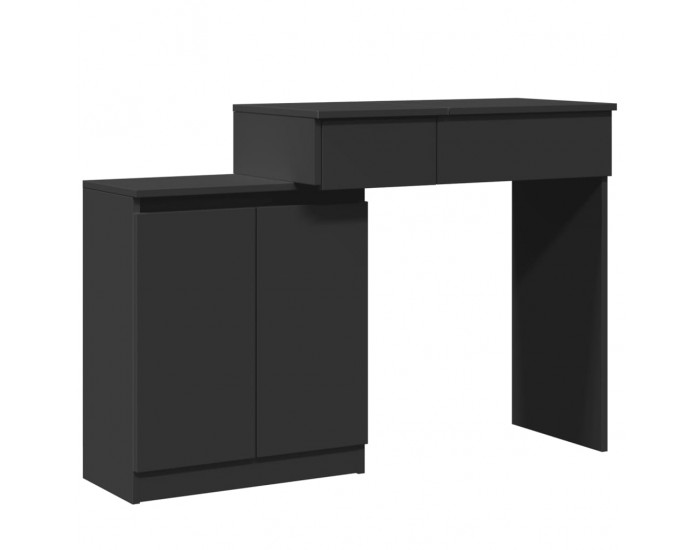 Sonata H Тоалетка с LED, черна, 115x37x110,5 см Sonata H Тоалетка с LED, черна, 115x37x110,5 см
