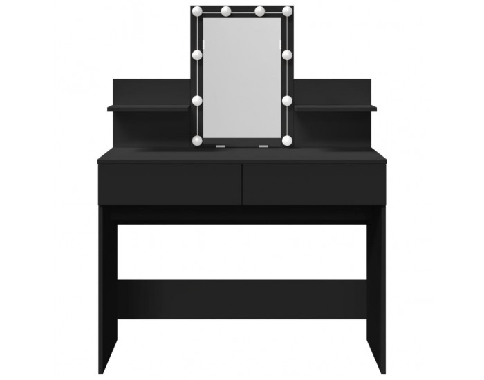 Sonata H Тоалетка с LED, черна, 100x40x130 см Sonata H Тоалетка с LED, черна, 100x40x130 см