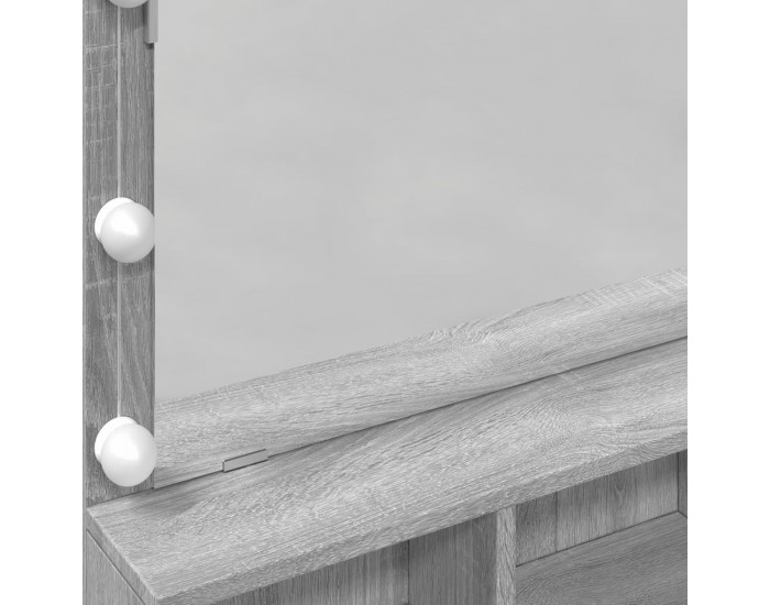 Sonata H Тоалетка с LED, сив сонома, 80x41x134,5 см Sonata H Тоалетка с LED, сив сонома, 80x41x134,5 см