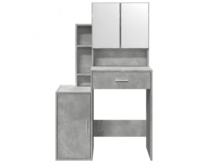 Sonata H Тоалетка с шкаф, бетонно сива, 80x35x132 см Sonata H Тоалетка с шкаф, бетонно сива, 80x35x132 см