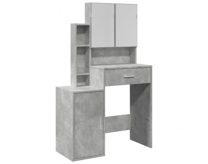 Sonata H Тоалетка с шкаф, бетонно сива, 80x35x132 см Sonata H Тоалетка с шкаф, бетонно сива, 80x35x132 см