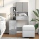Sonata H Тоалетка с шкаф, бетонно сива, 80x35x132 см Sonata H Тоалетка с шкаф, бетонно сива, 80x35x132 см