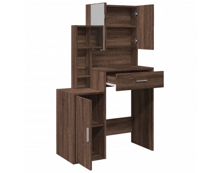 Sonata H Тоалетка с шкаф, кафяв дъб, 80x35x132 см