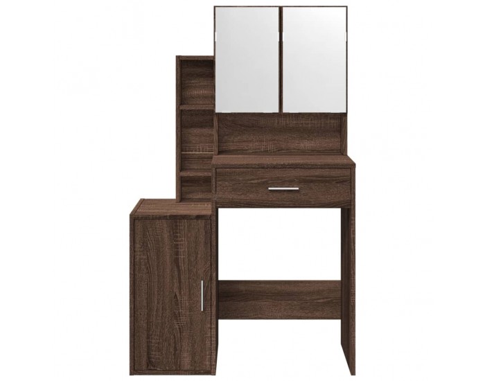 Sonata H Тоалетка с шкаф, кафяв дъб, 80x35x132 см