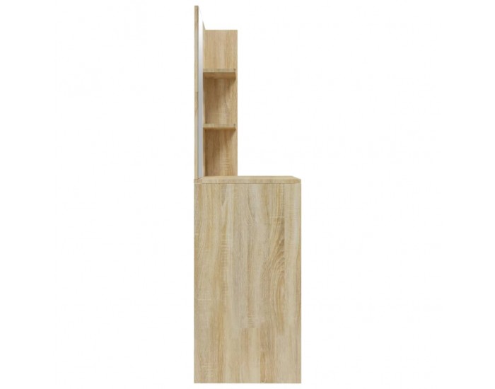 Sonata H Тоалетка с огледало, дъб сонома, 74,5x40x141 см Sonata H Тоалетка с огледало, дъб сонома, 74,5x40x141 см