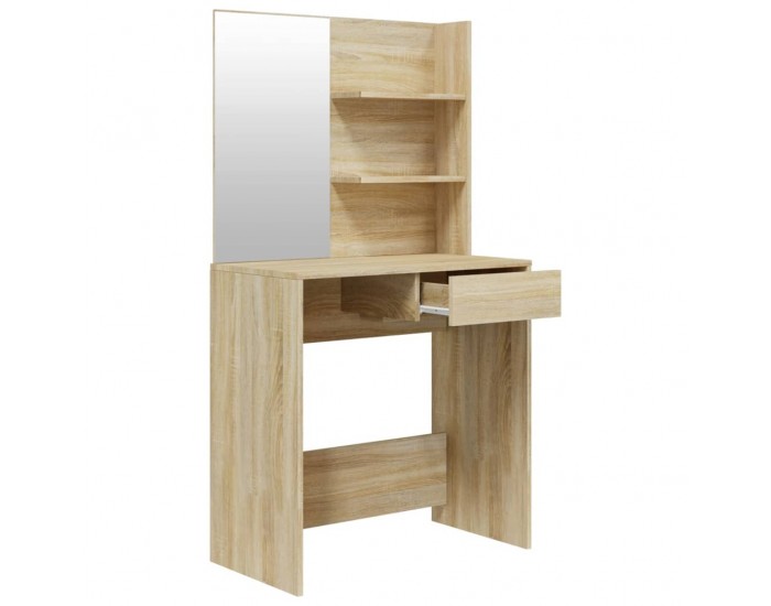 Sonata H Тоалетка с огледало, дъб сонома, 74,5x40x141 см Sonata H Тоалетка с огледало, дъб сонома, 74,5x40x141 см