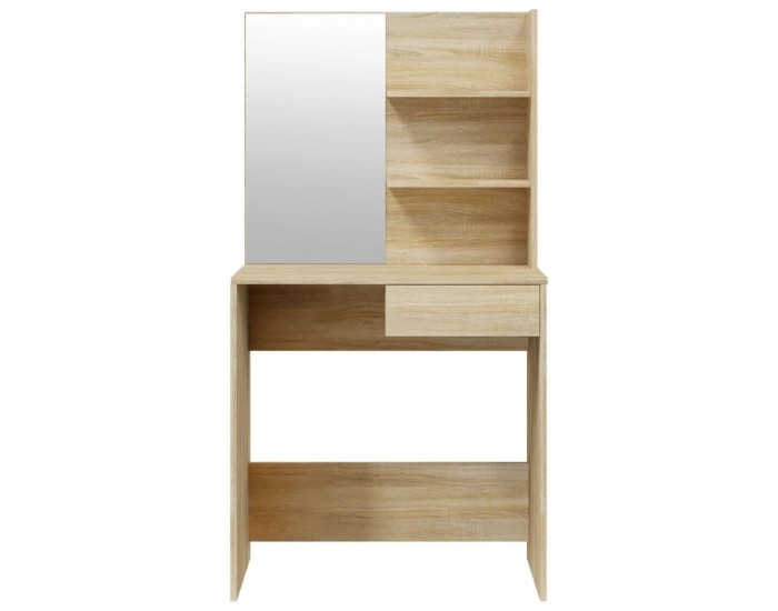 Sonata H Тоалетка с огледало, дъб сонома, 74,5x40x141 см Sonata H Тоалетка с огледало, дъб сонома, 74,5x40x141 см