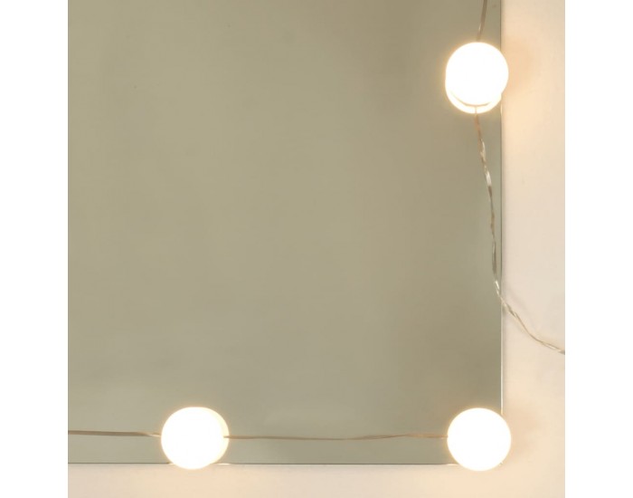 Sonata H Тоалетка с LED, бетонно сива, 74,5x40x141 см