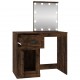 Sonata H Тоалетка с LED, Опушен дъб, 90x50x132,5см, инженерно дърво