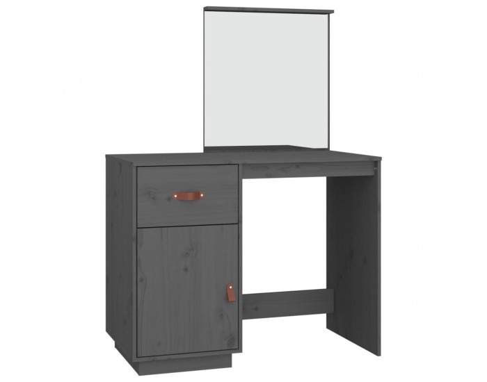 Sonata H Тоалетка, сива, 95x50x134 см, борово дърво масив Sonata H Тоалетка, сива, 95x50x134 см, борово дърво масив