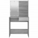 Sonata H Тоалетка с LED, сив сонома, 74,5x40x141 см