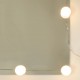 Sonata H Тоалетка с LED лампи, опушен дъб, 90x42x132,5 см
