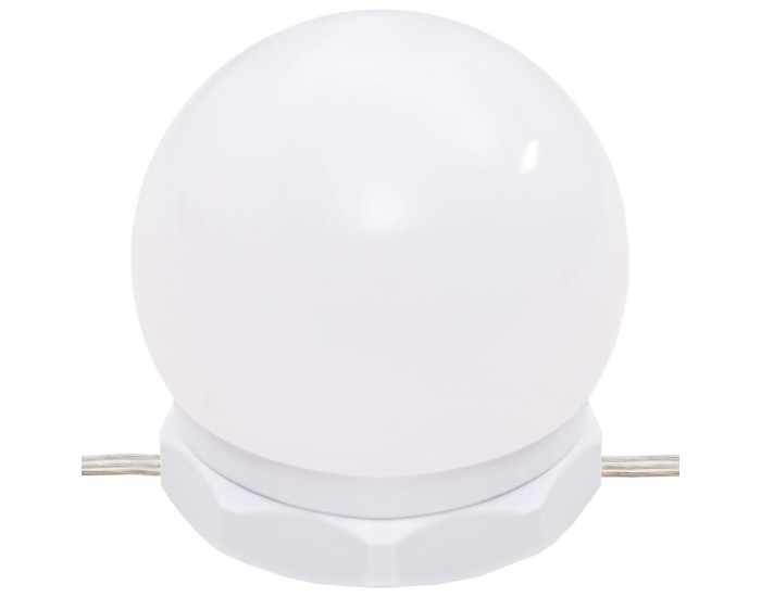 Sonata H Тоалетка с LED лампи, бяла, 96x40x142 см