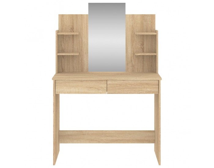 Sonata H Тоалетка с огледало, дъб сонома, 96x39x142 см