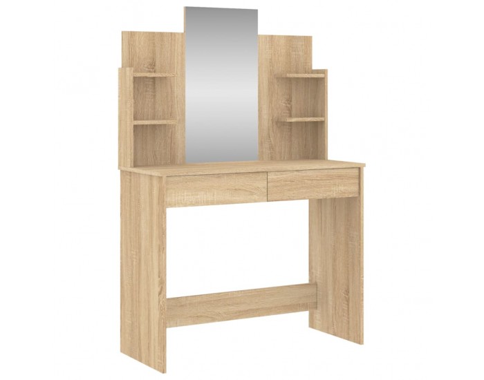 Sonata H Тоалетка с огледало, дъб сонома, 96x39x142 см