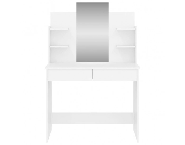 Sonata H Тоалетка с огледало, бяла, 96x39x142 см