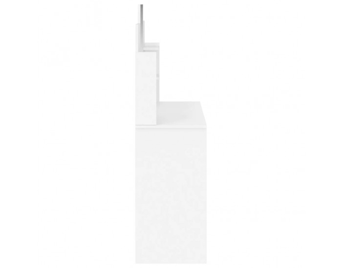 Sonata H Тоалетка с огледало, бяла, 96x39x142 см