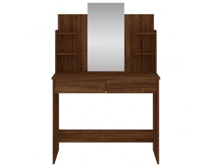 Sonata H Тоалетка с огледало, кафяв дъб, 96x39x142 см