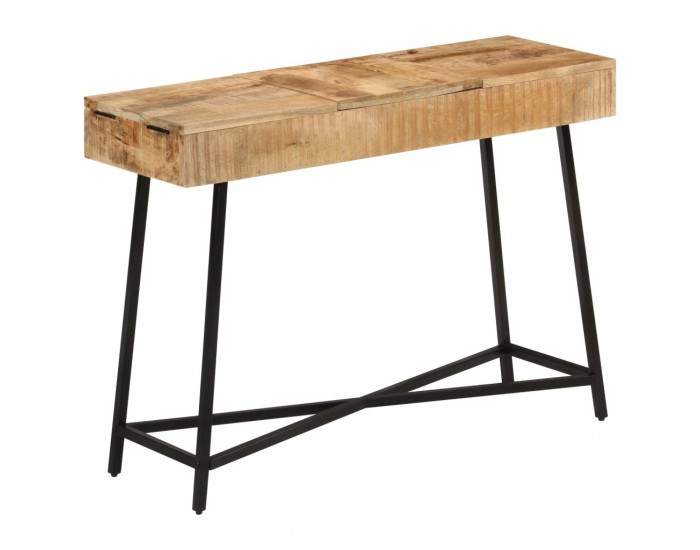 Sonata H Тоалетка, 105x35x75 cм, грубо мангово дърво масив и желязо