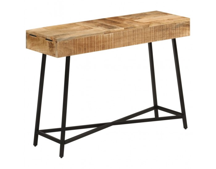 Sonata H Тоалетка, 105x35x75 cм, грубо мангово дърво масив и желязо