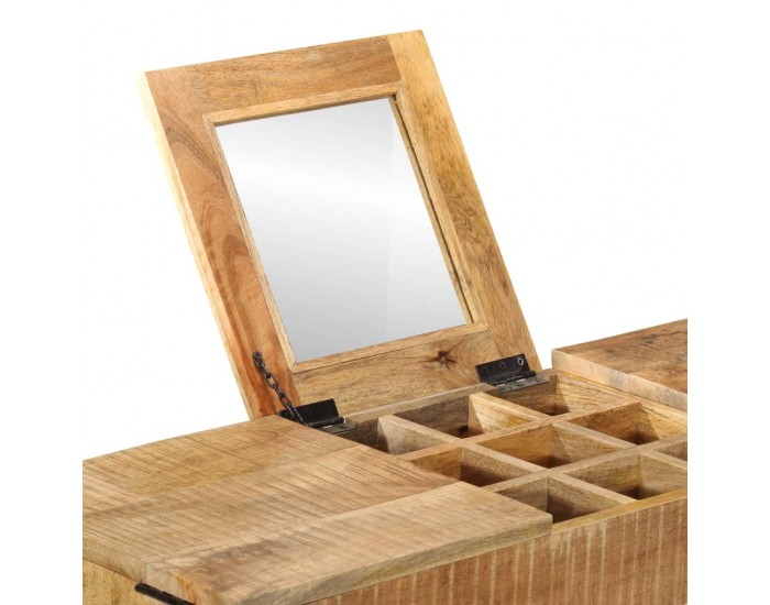 Sonata H Тоалетка, 105x35x75 cм, грубо мангово дърво масив и желязо