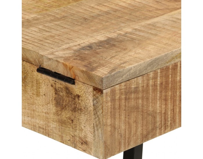 Sonata H Тоалетка, 105x35x75 cм, грубо мангово дърво масив и желязо