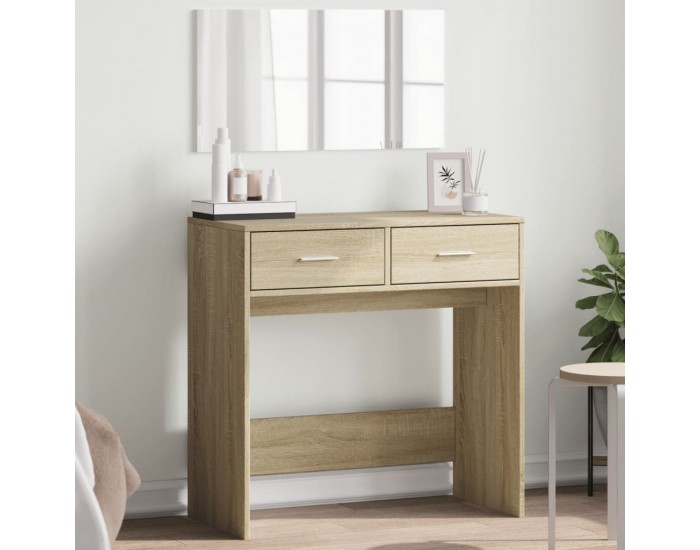 Sonata H Тоалетка с огледало, дъб сонома, 80x39x80 см Sonata H Тоалетка с огледало, дъб сонома, 80x39x80 см
