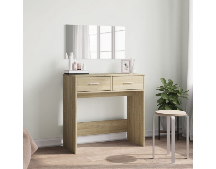 Sonata H Тоалетка с огледало, дъб сонома, 80x39x80 см Sonata H Тоалетка с огледало, дъб сонома, 80x39x80 см