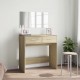 Sonata H Тоалетка с огледало, дъб сонома, 80x39x80 см Sonata H Тоалетка с огледало, дъб сонома, 80x39x80 см