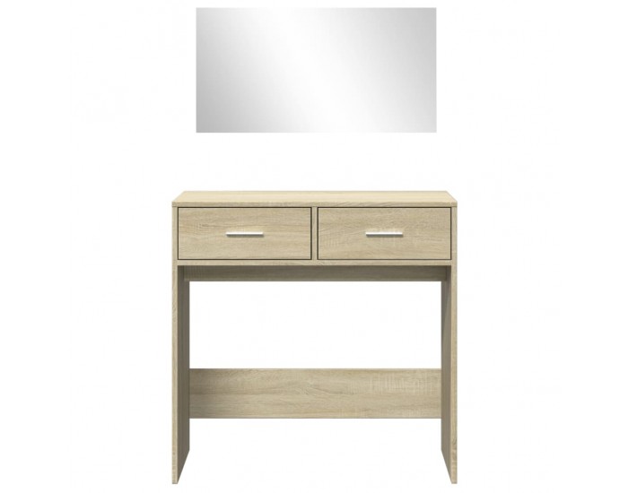 Sonata H Тоалетка с огледало, дъб сонома, 80x39x80 см Sonata H Тоалетка с огледало, дъб сонома, 80x39x80 см