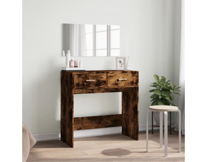 Sonata H Тоалетка с огледало, опушен дъб, 80x39x80 см