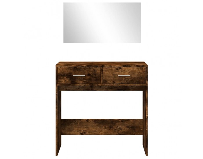 Sonata H Тоалетка с огледало, опушен дъб, 80x39x80 см