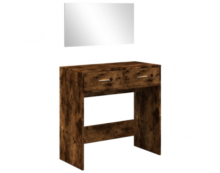 Sonata H Тоалетка с огледало, опушен дъб, 80x39x80 см