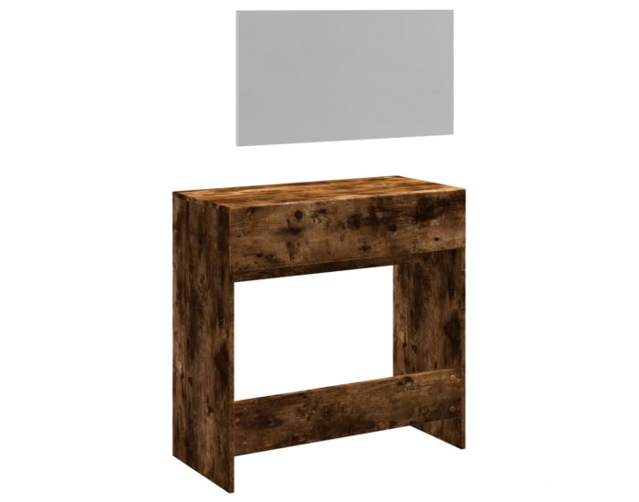 Sonata H Тоалетка с огледало, опушен дъб, 80x39x80 см