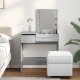 Sonata H Комплект тоалетка с огледало, сив сонома, 73x46,5x120 см Sonata H Комплект тоалетка с огледало, сив сонома, 73x46,5x120 см