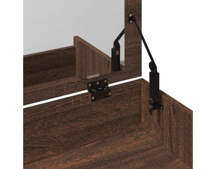 Sonata H Тоалетка и табуретка, кафяв дъб, 60x40x113,5 см