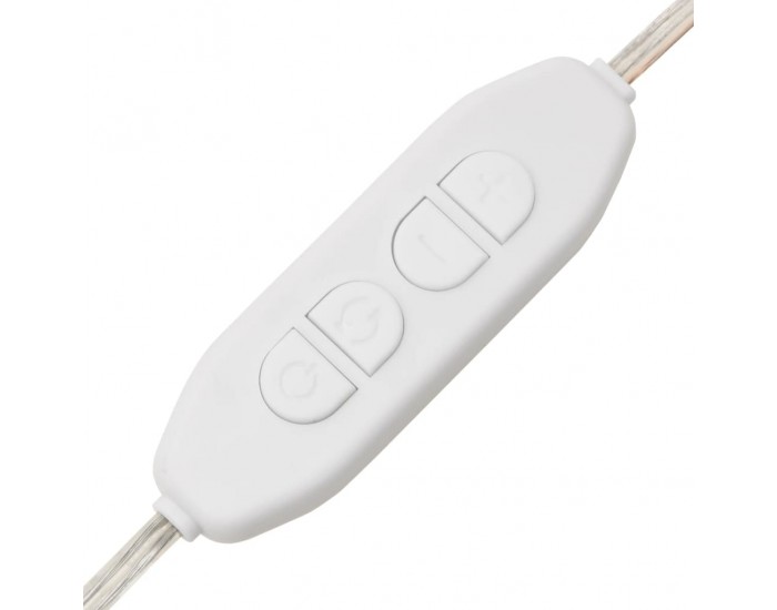 Sonata H Комплект тоалетка с LED, бяла, борово дърво масив Sonata H Комплект тоалетка с LED, бяла, борово дърво масив