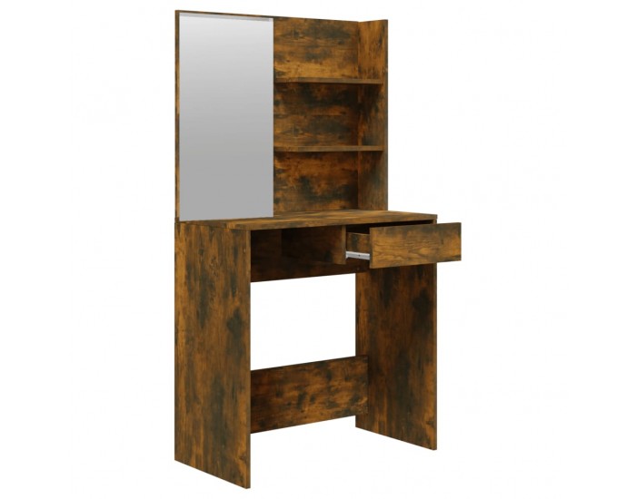 Sonata H Комплект тоалетка, Опушен дъб, 74,5x40x141 см Sonata H Комплект тоалетка, Опушен дъб, 74,5x40x141 см