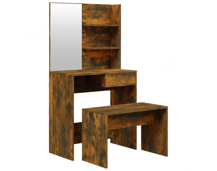 Sonata H Комплект тоалетка, Опушен дъб, 74,5x40x141 см Sonata H Комплект тоалетка, Опушен дъб, 74,5x40x141 см