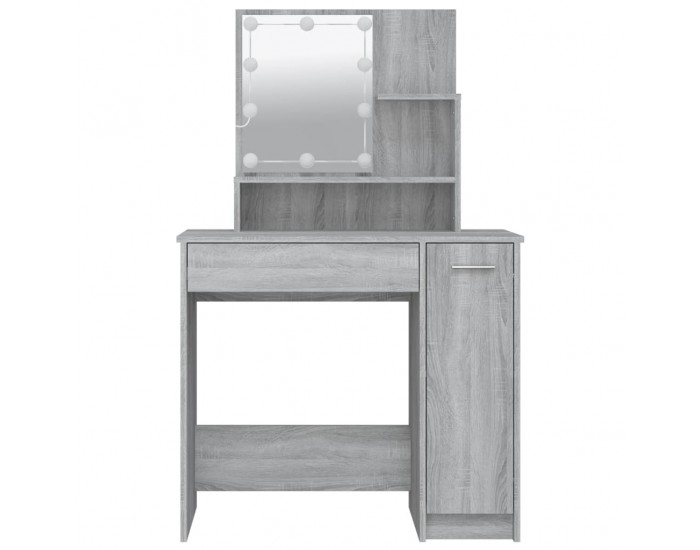 Sonata H Тоалетка с LED, сив сонома, 86,5x35x136 см Sonata H Тоалетка с LED, сив сонома, 86,5x35x136 см