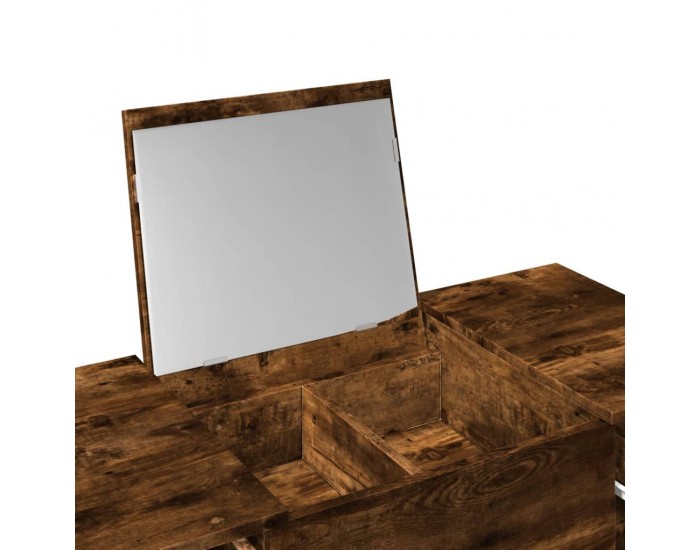 Sonata H Тоалетка с огледало, опушен дъб, 100x45x76 см Sonata H Тоалетка с огледало, опушен дъб, 100x45x76 см